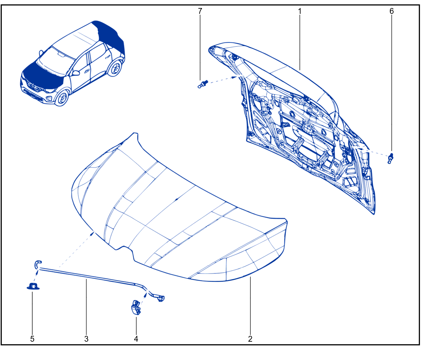 Front Opening Element Panelwork - 01099697