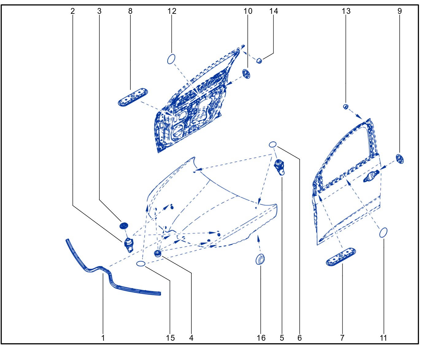 Sealing Of Non-Side Opening Elements - 01099701