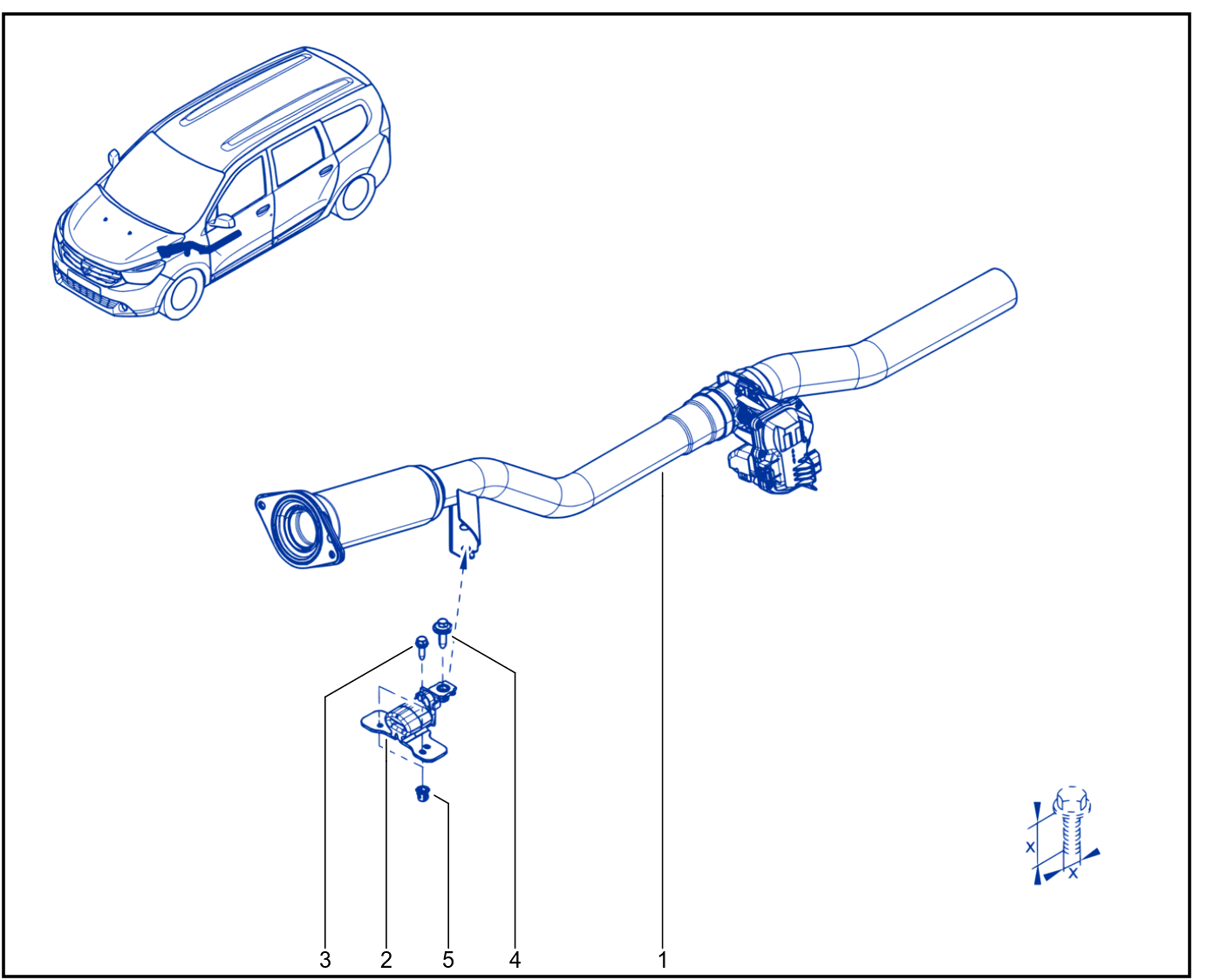 Exhaust Pipe - 01099724