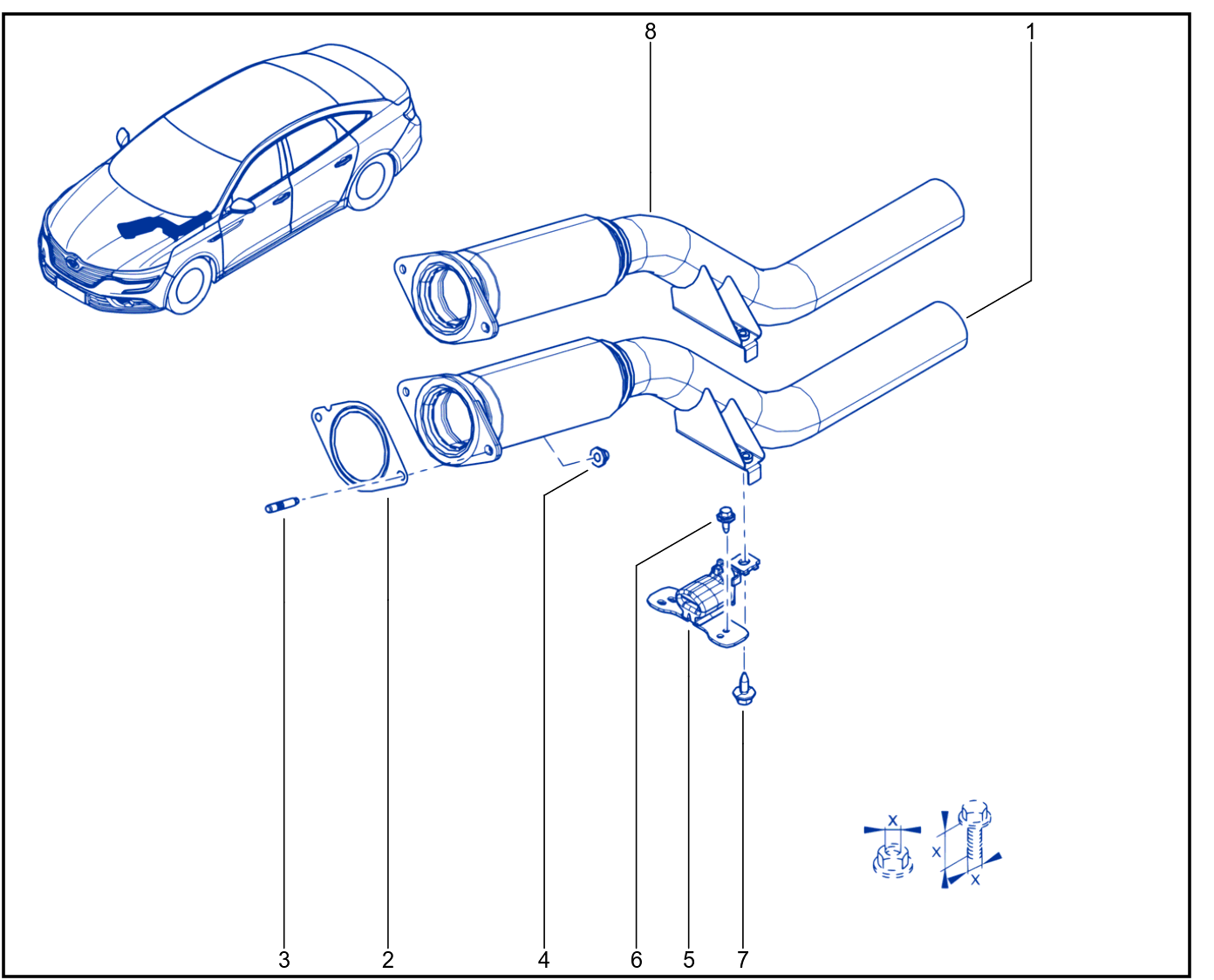 Exhaust Pipe - 01099769
