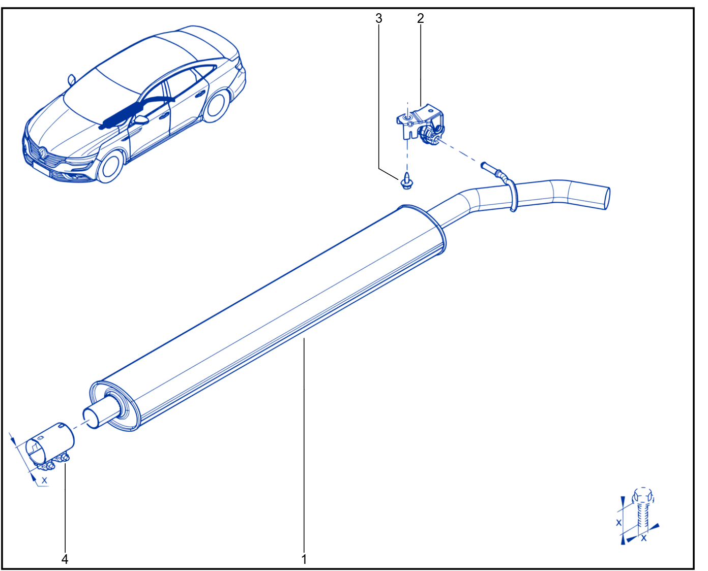 Exhaust Pipe - 01099770