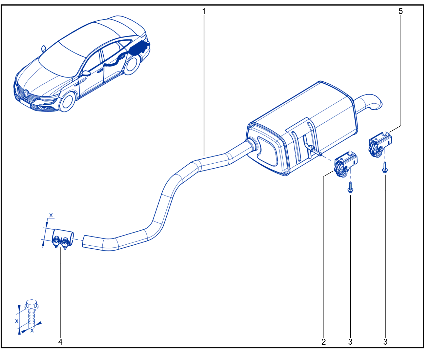 Exhaust Pipe - 01099772