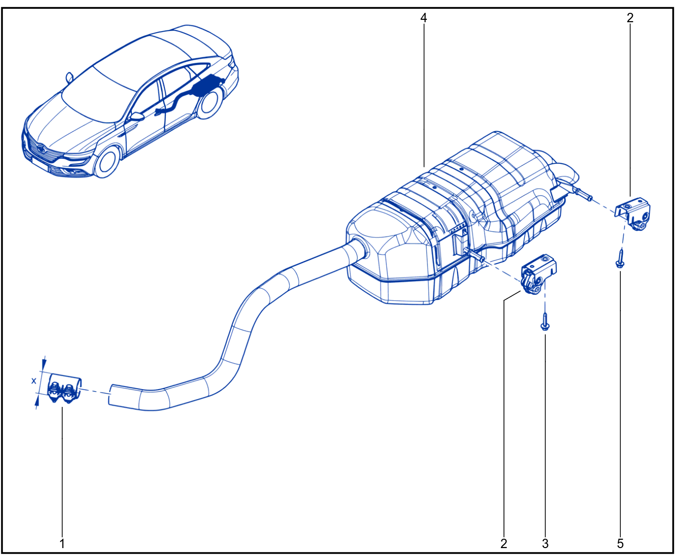 Exhaust Pipe - 01099773