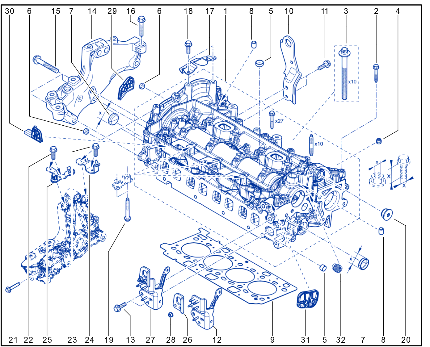 Cylinder Head - 01099810
