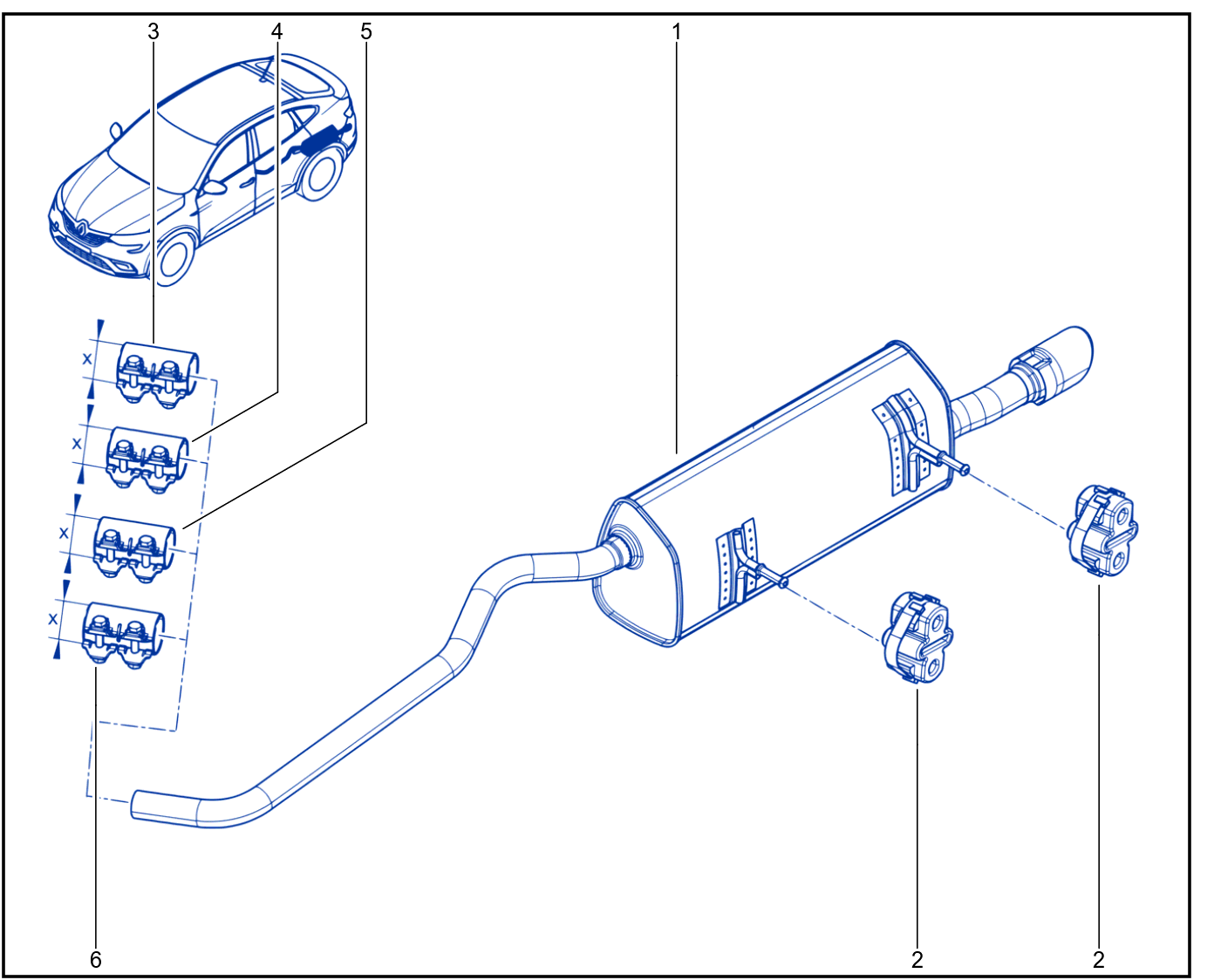 Exhaust Pipe - 01099822