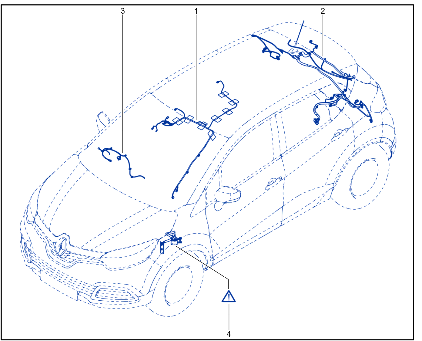 Wiring - Passenger Compartment Components - 01099863