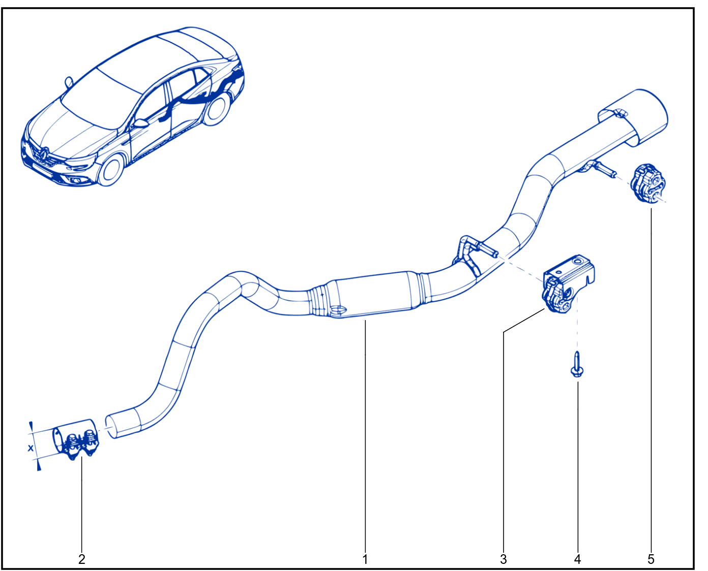 Exhaust Pipe - 01099900