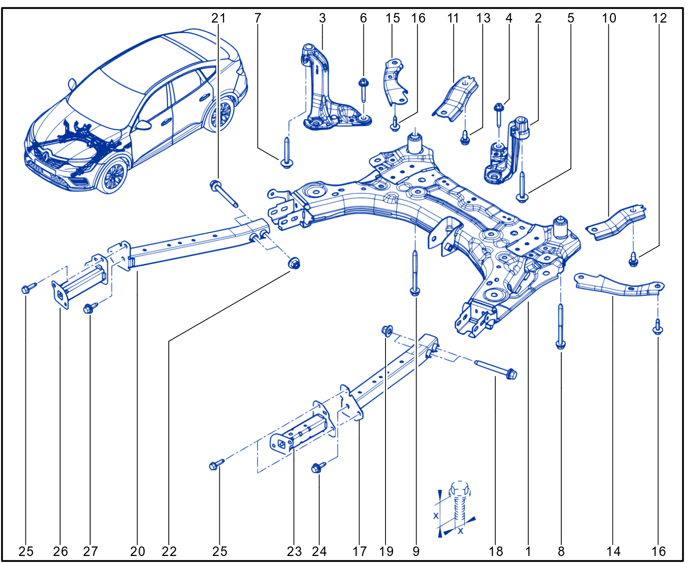 Front Axle Component - 01099910