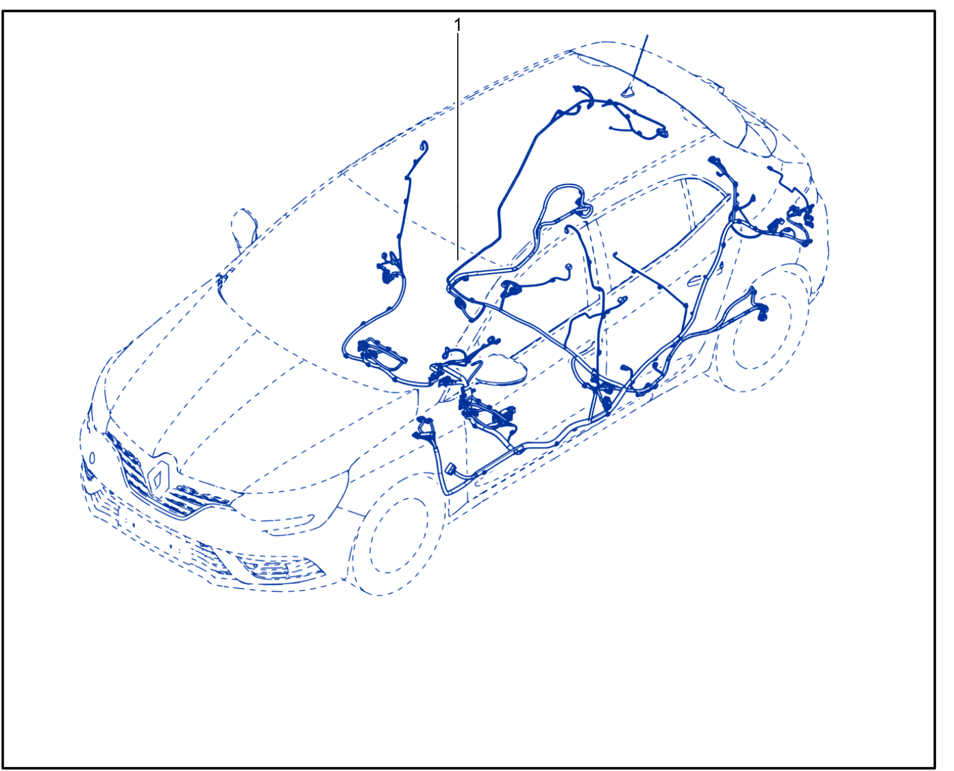 Wiring - Passenger Compartment Components - 01100041