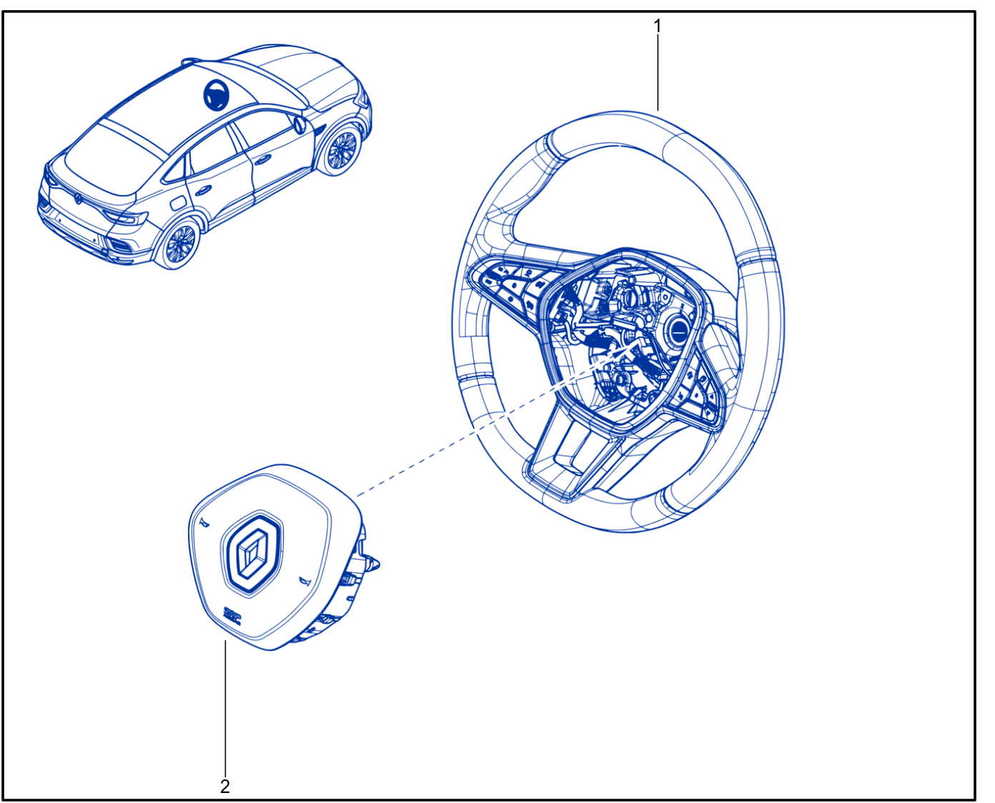 Steering Wheel - 01100069