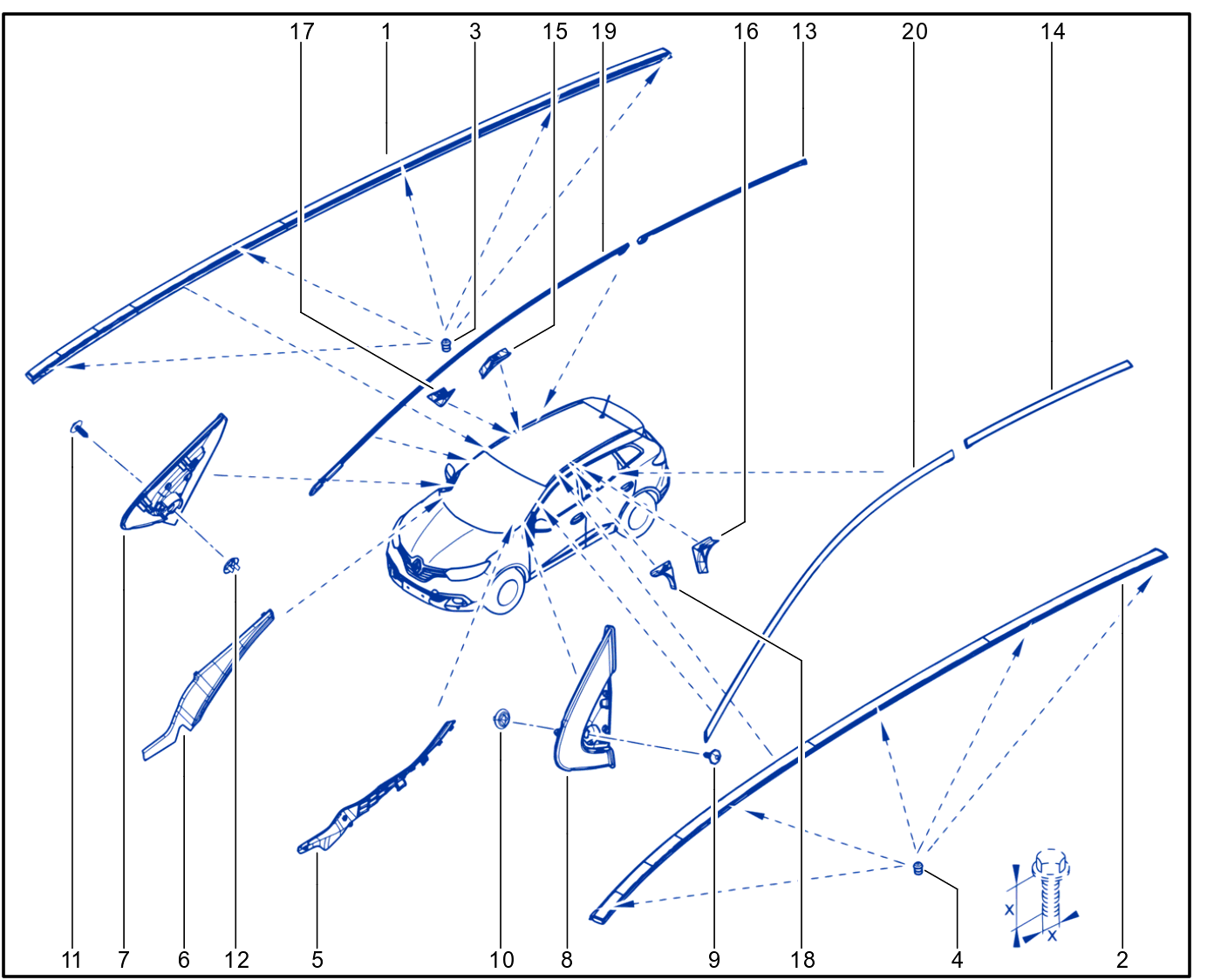 Protection Strip - Trim - 01100154