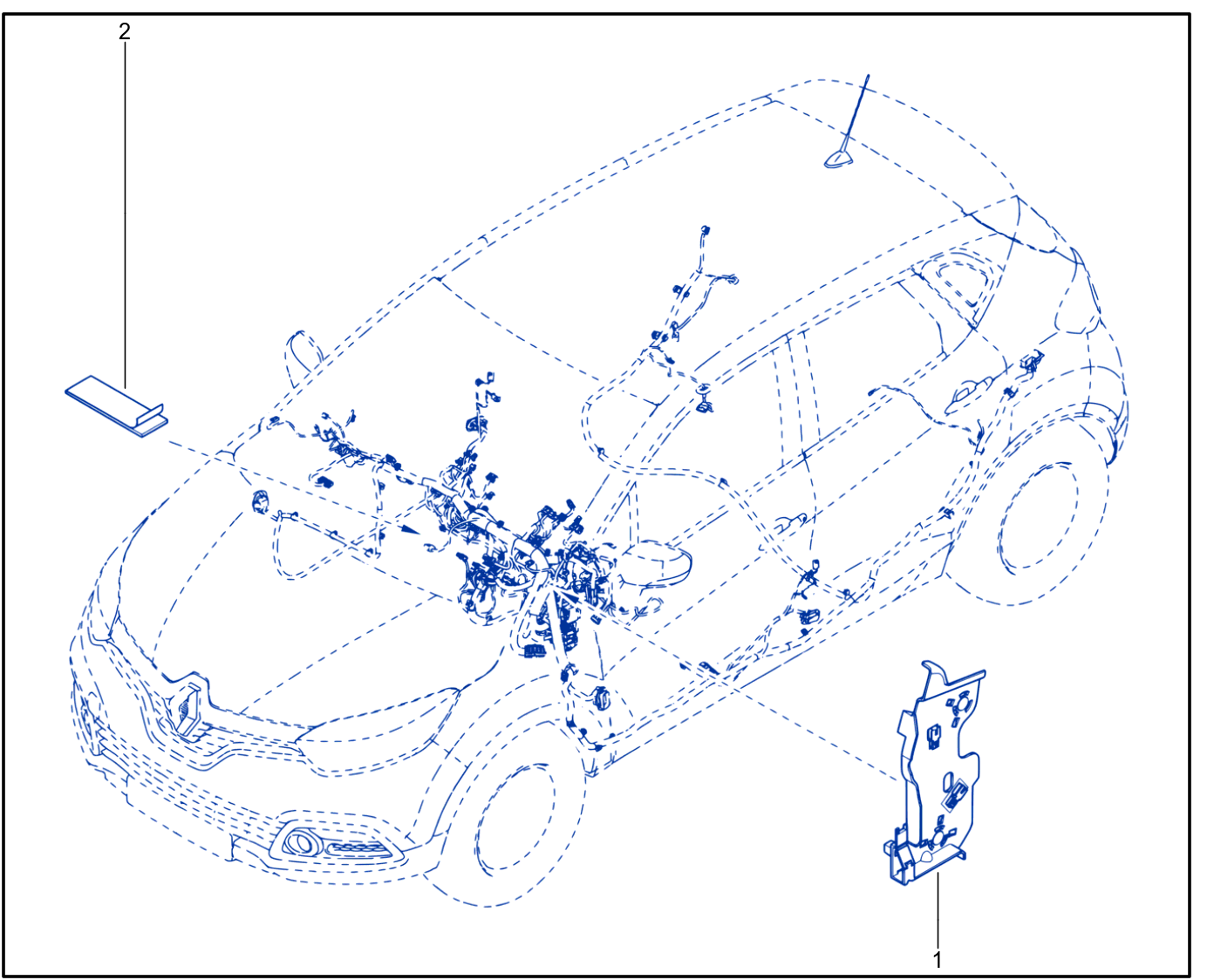 Wiring - Passenger Compartment Components - 01100207