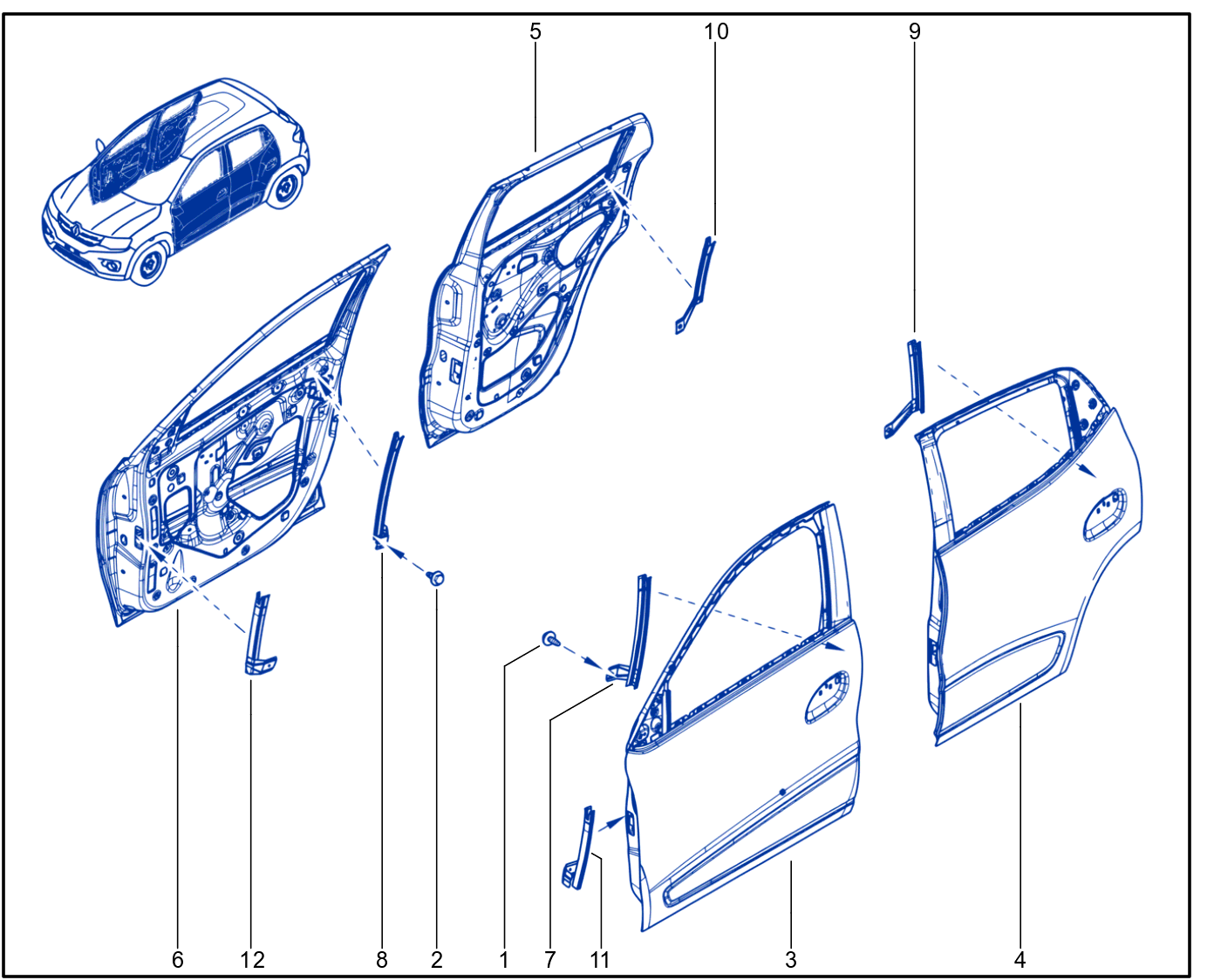 Side Opening Element Panelwork - 01100240