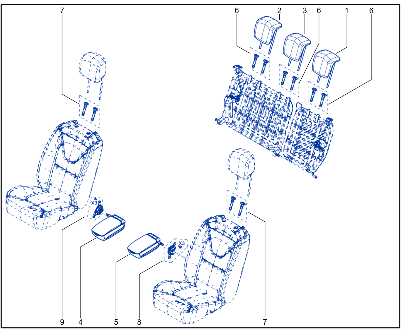 Headrest - 01100243