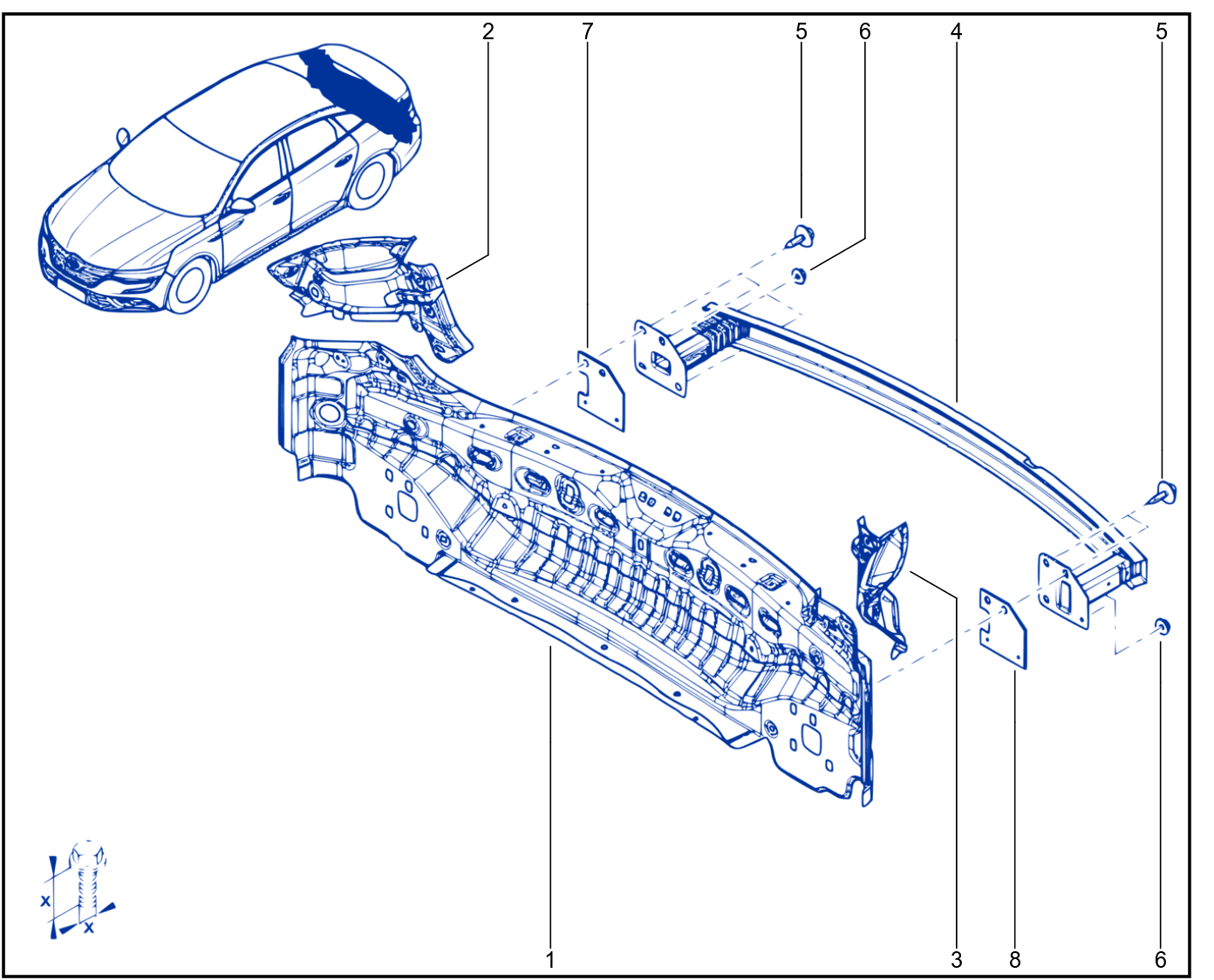 Rear End Panel - 01100323