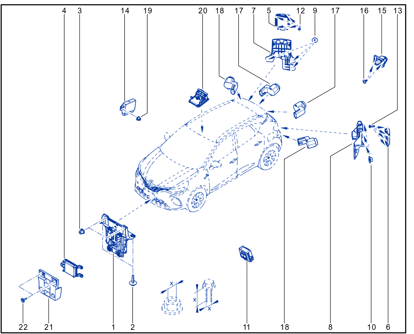 Parking Distance Control - 01100382