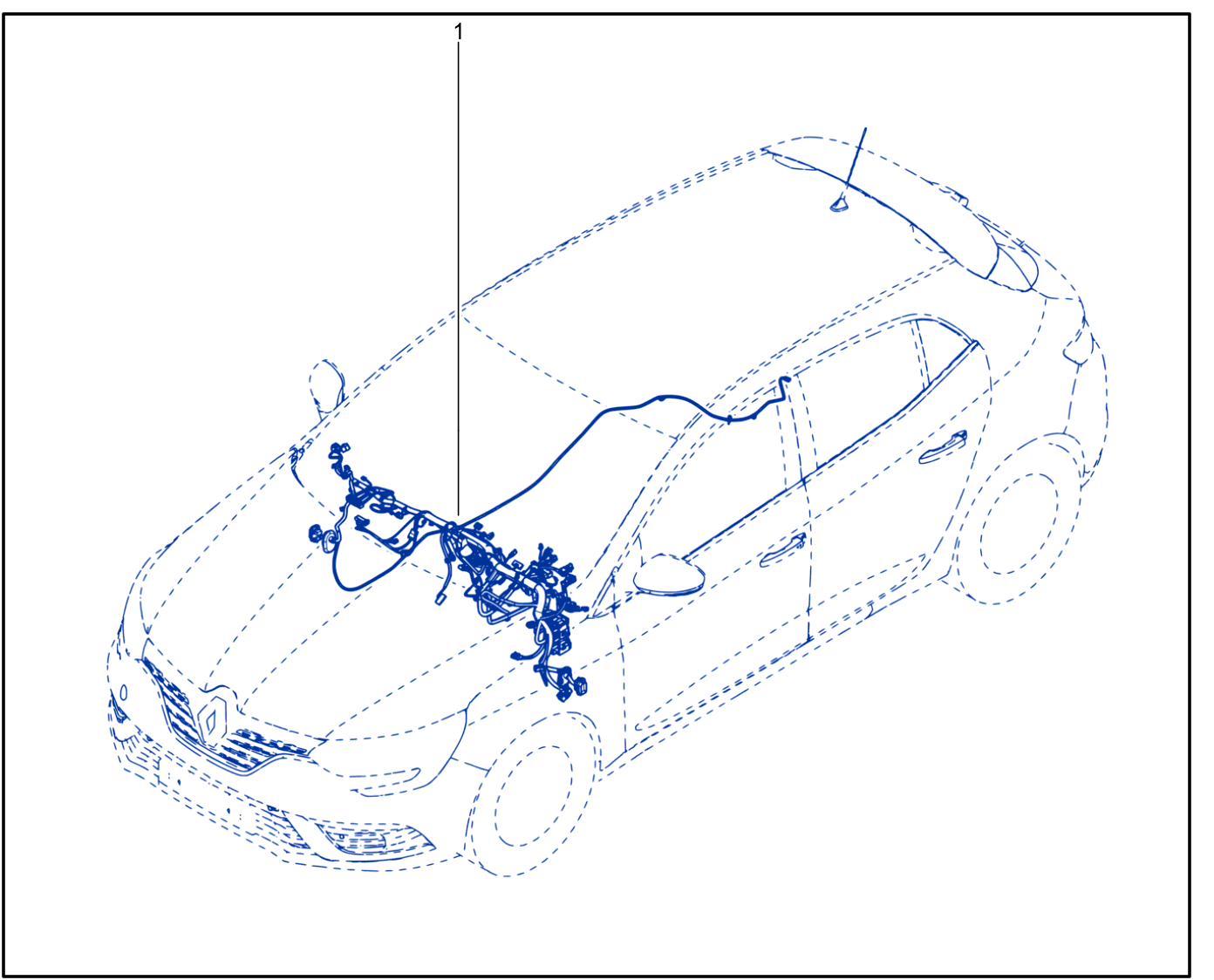 Wiring - Passenger Compartment Components - 01100458
