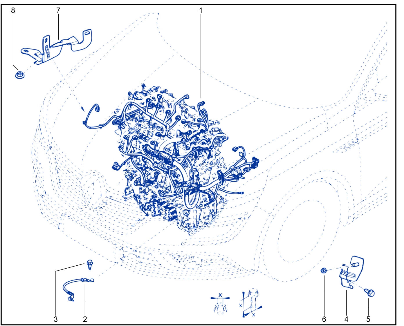Wiring - Engine Components - 01100472