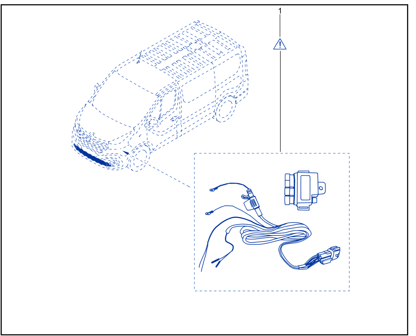 Wiring - Front End Panel Components - 01100484