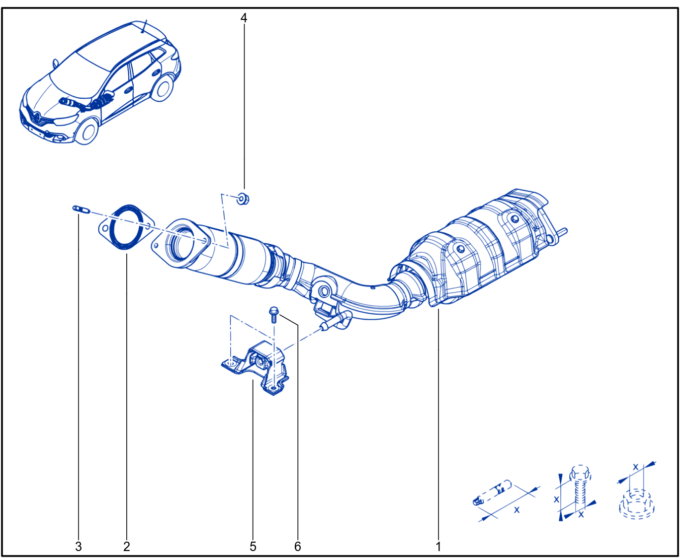 Exhaust Pipe - 01100669