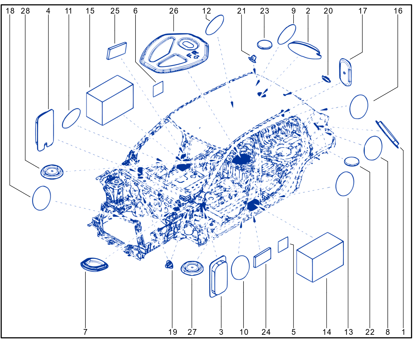 Bodywork Sealing - 01100750