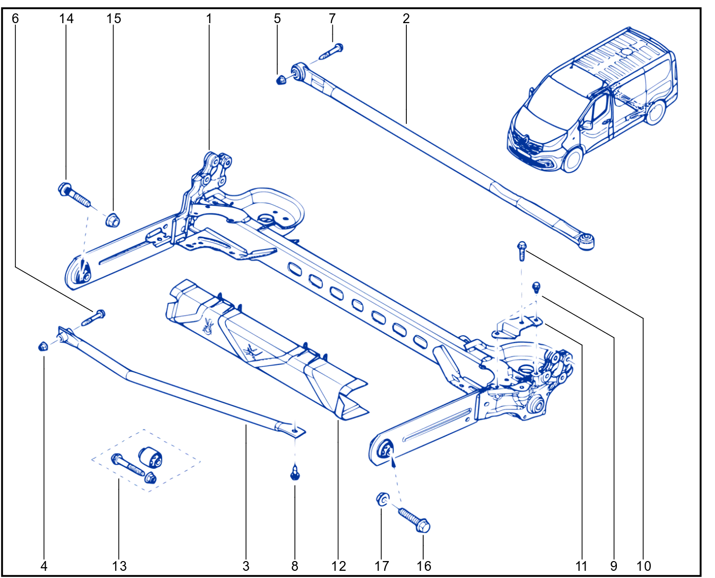 Rear Axle Component - 01100810