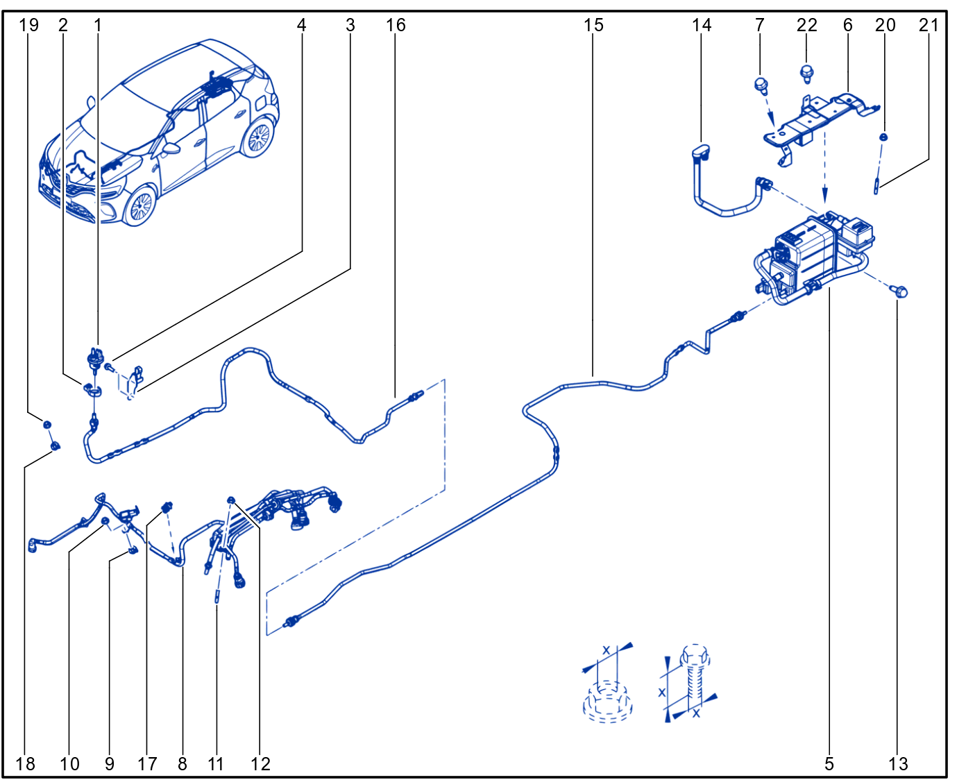 Fuel Vapour Recirculation - 01100820