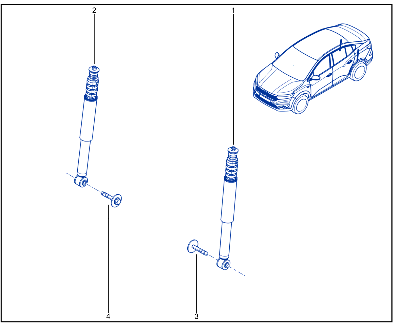 Suspension - Rear Shock Absorption - 01100856
