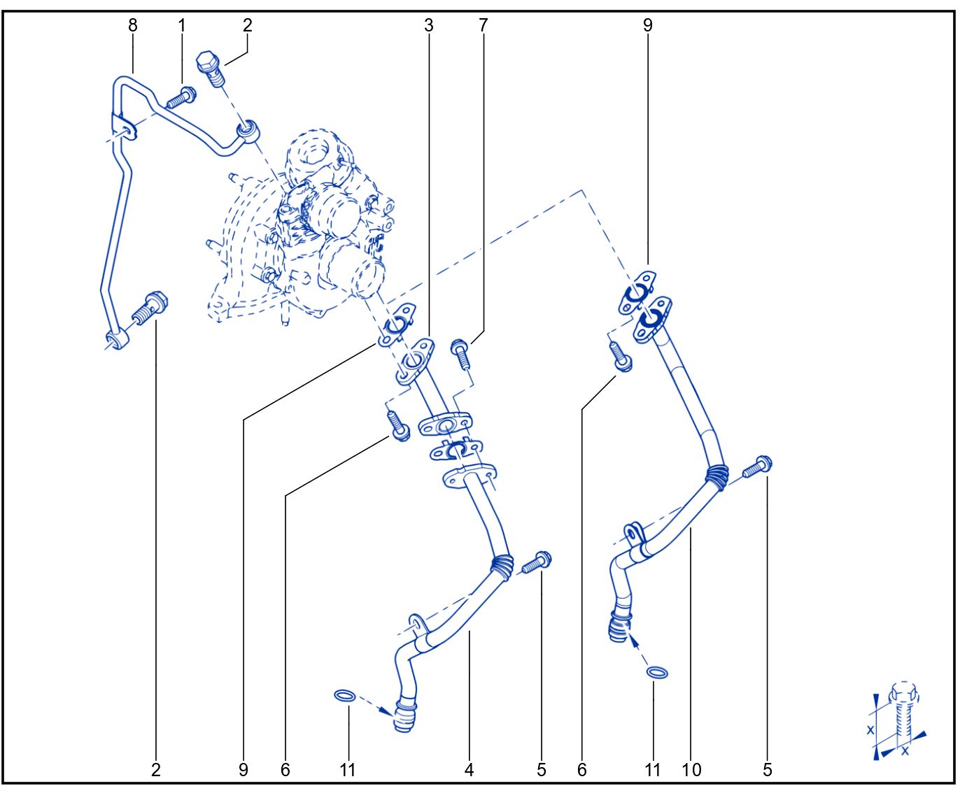Turbocharger Lubrication - 01100878