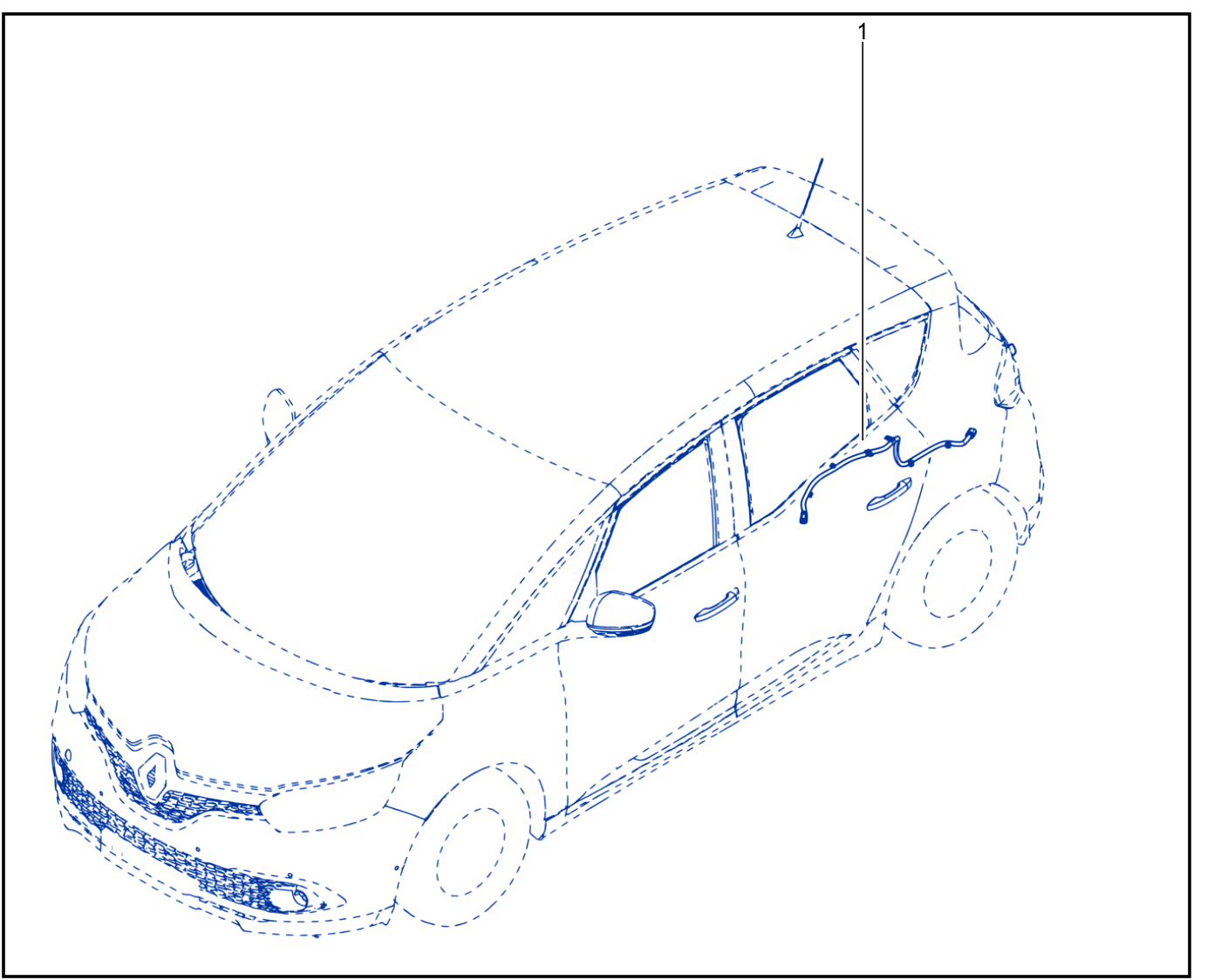Wiring - Front End Panel Components - 01101093