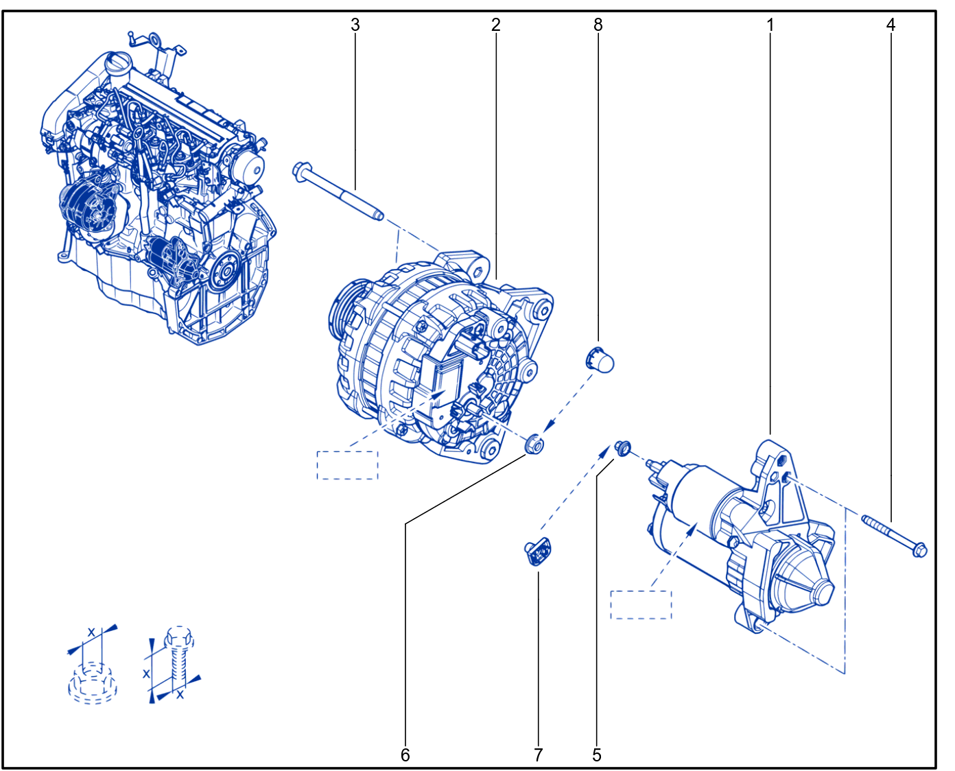 Starter Motor - 01101179