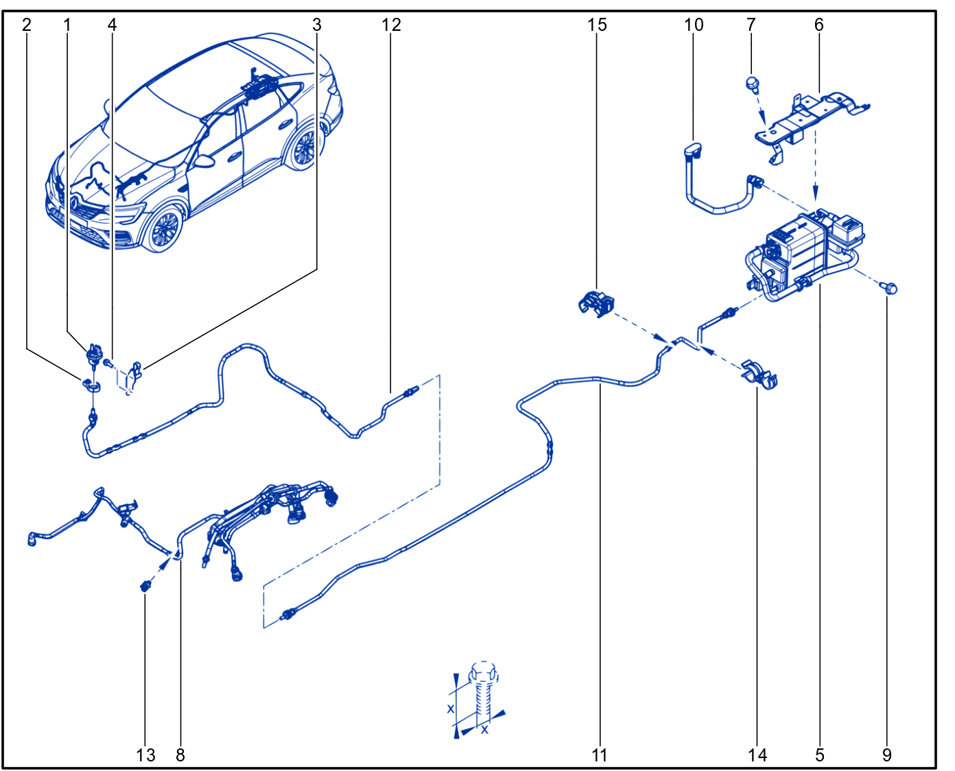 Fuel Vapour Recirculation - 01101233