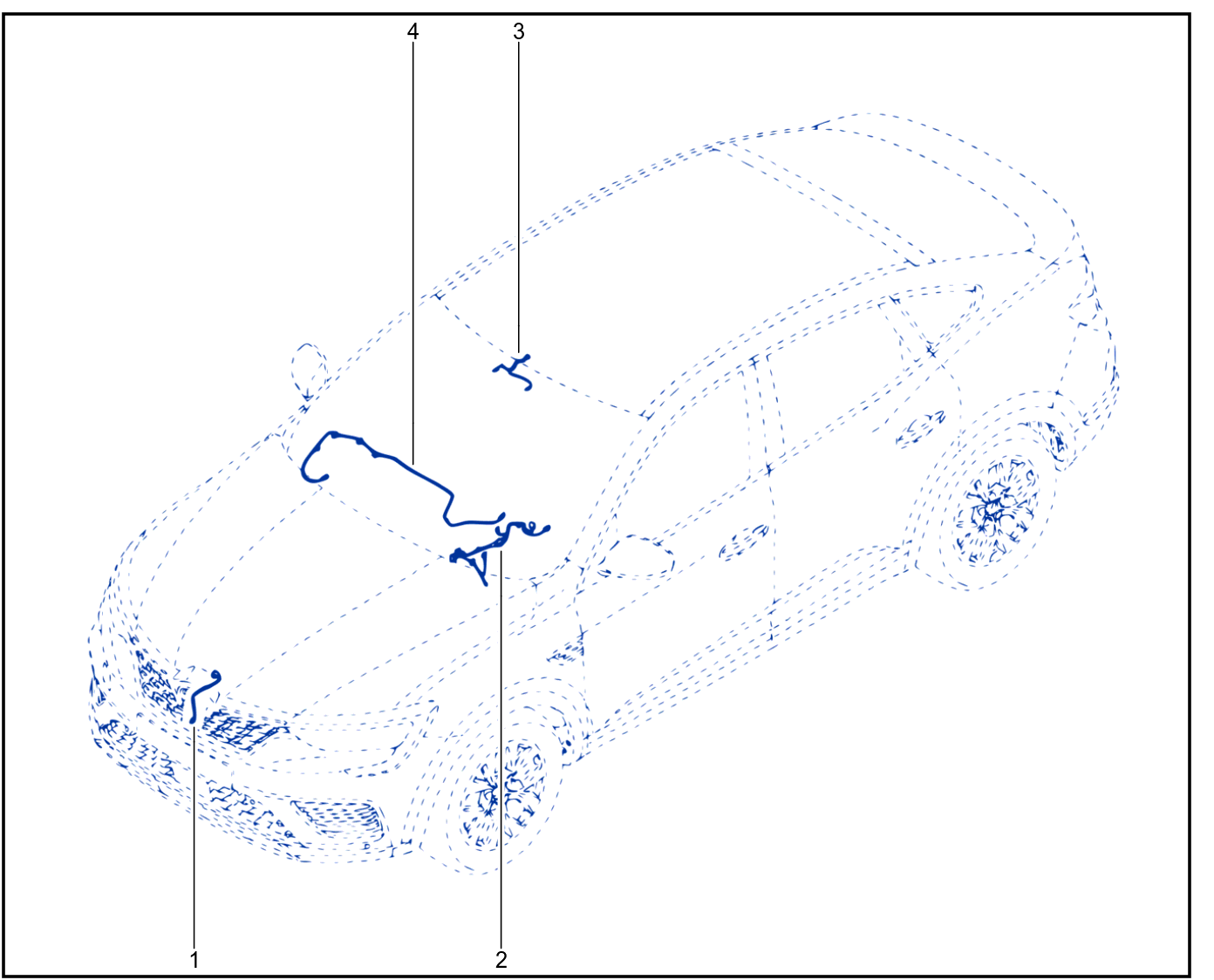 Wiring - Passenger Compartment Components - 01101355