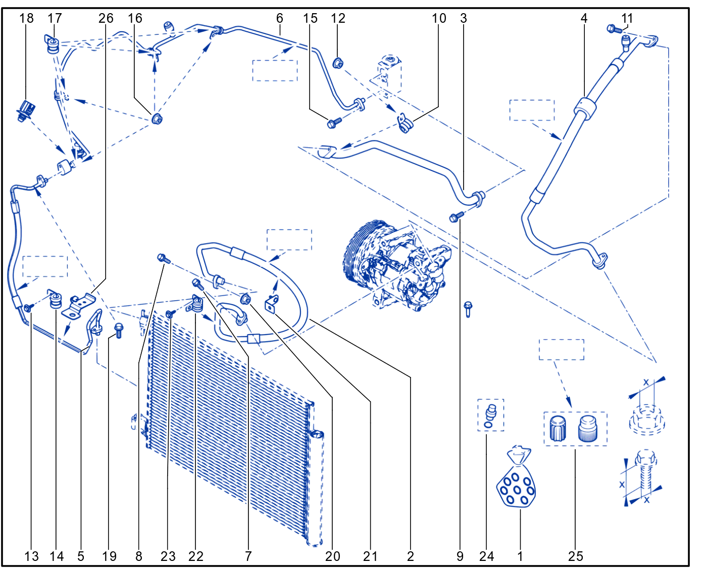 Main Air Conditioning Circuit - 01101497