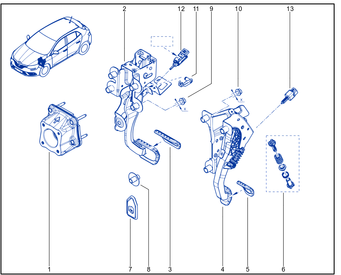Pedal Assembly - 01101604