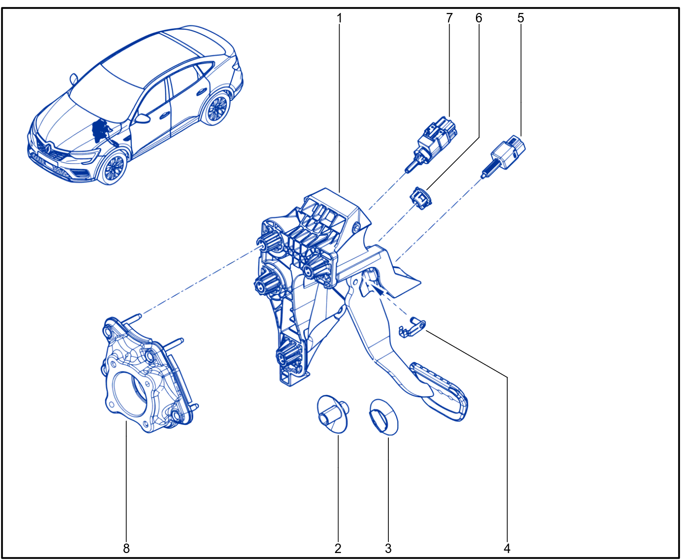 Pedal Assembly - 01101748