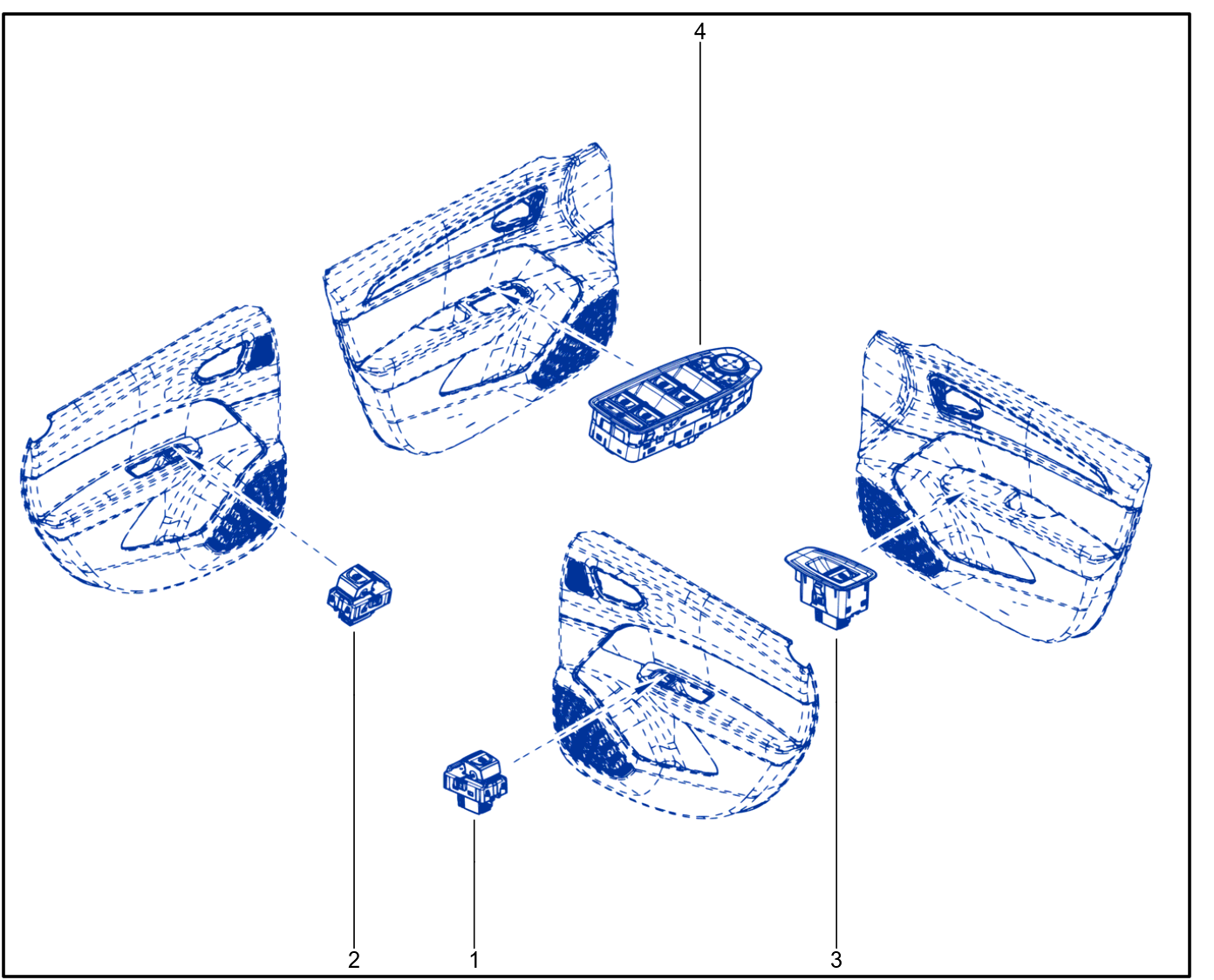 Control On Side Opening Elements - 01101779