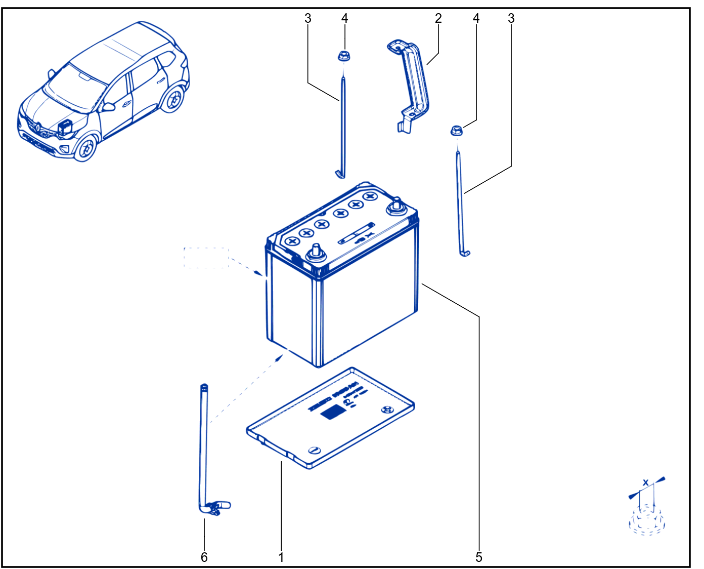 12 V Battery - 01101815
