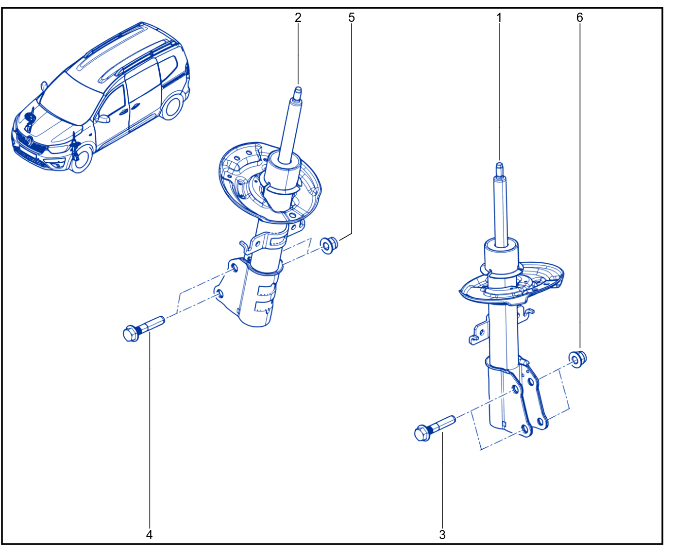 Suspension - Front Shock Absorption - 01101818