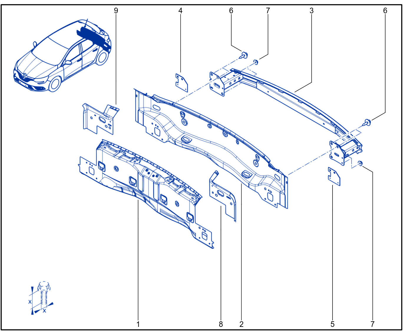 Rear End Panel - 01101877