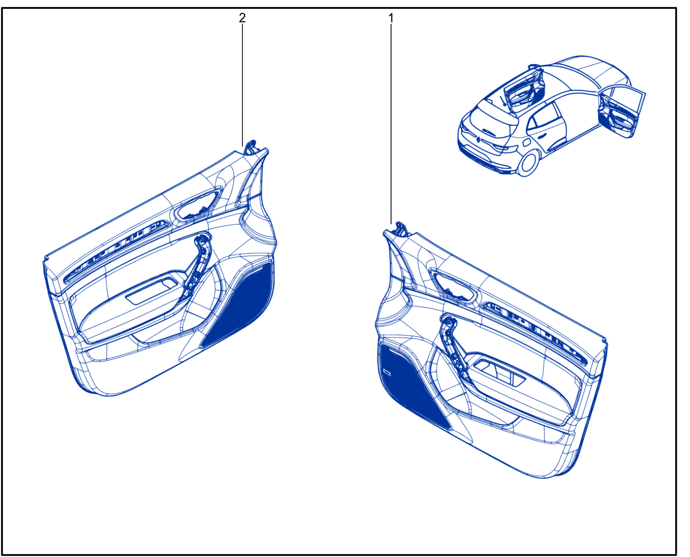 Side Opening Element Trim - 01102181