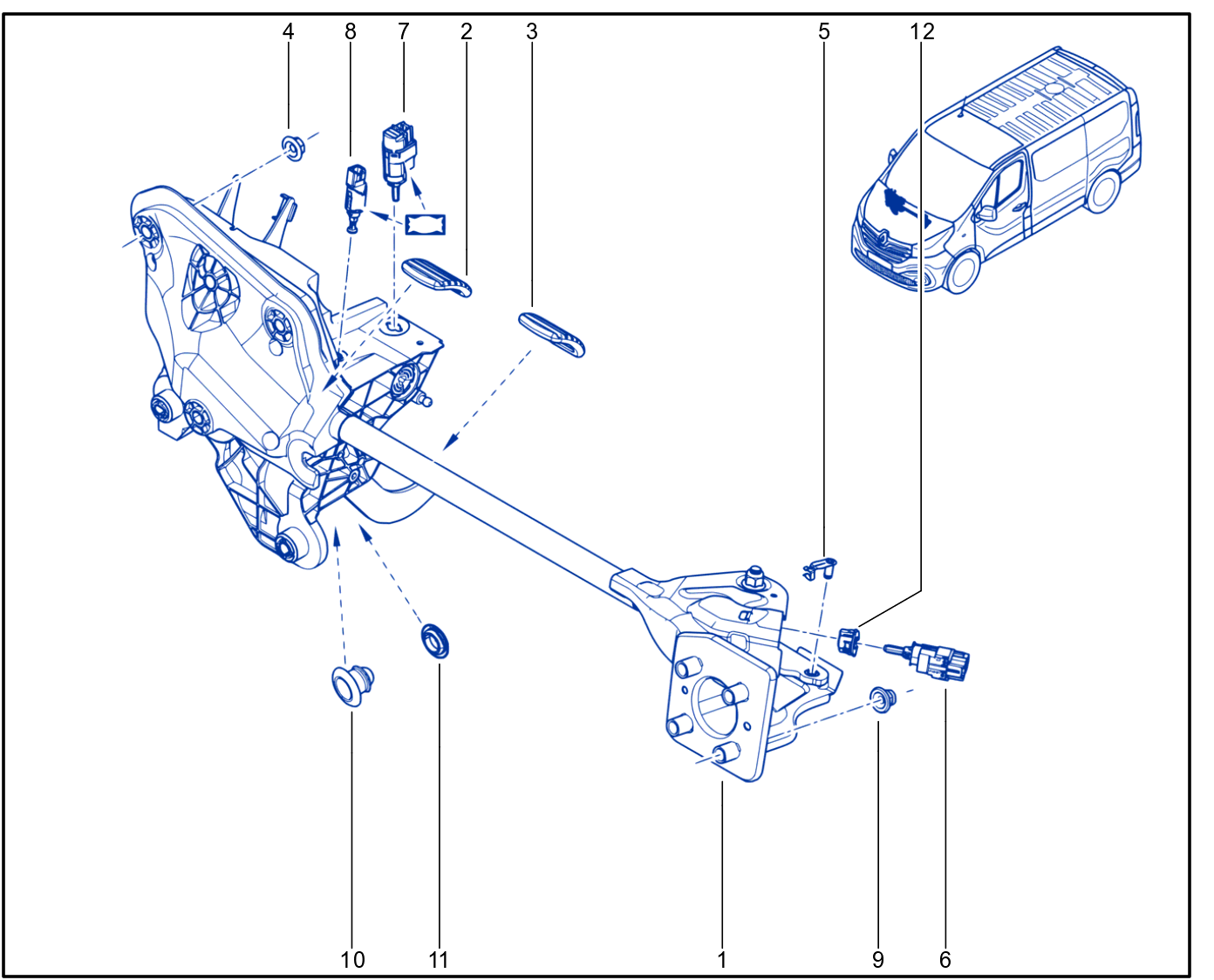 Pedal Assembly - 01102287