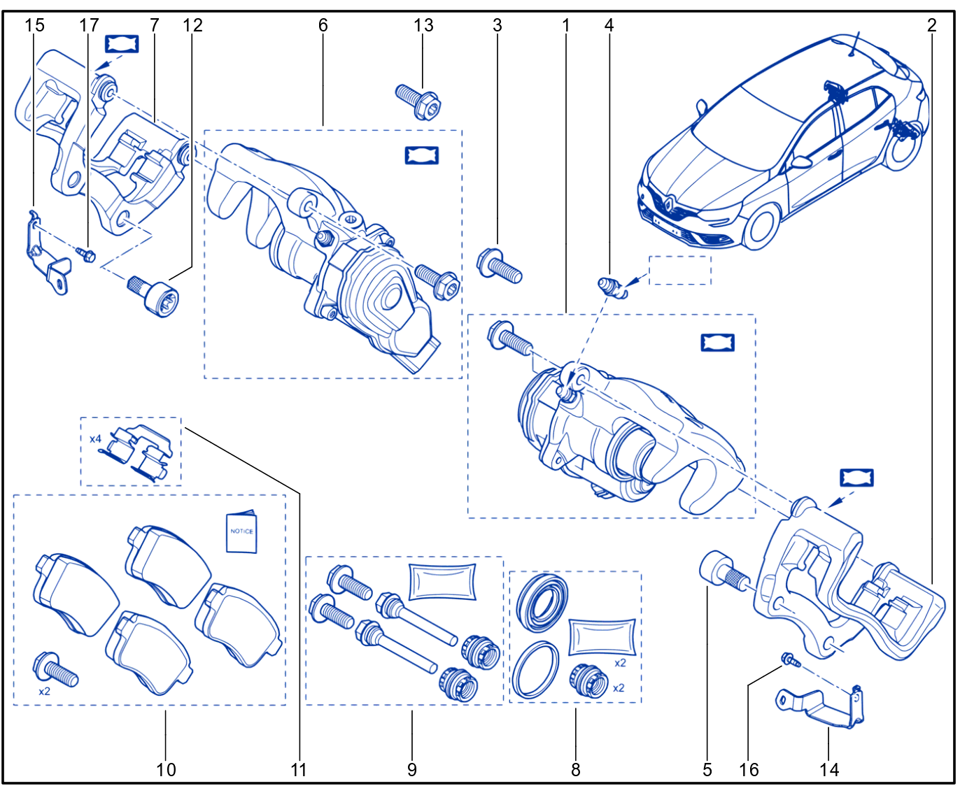 Rear Brake - 01102383