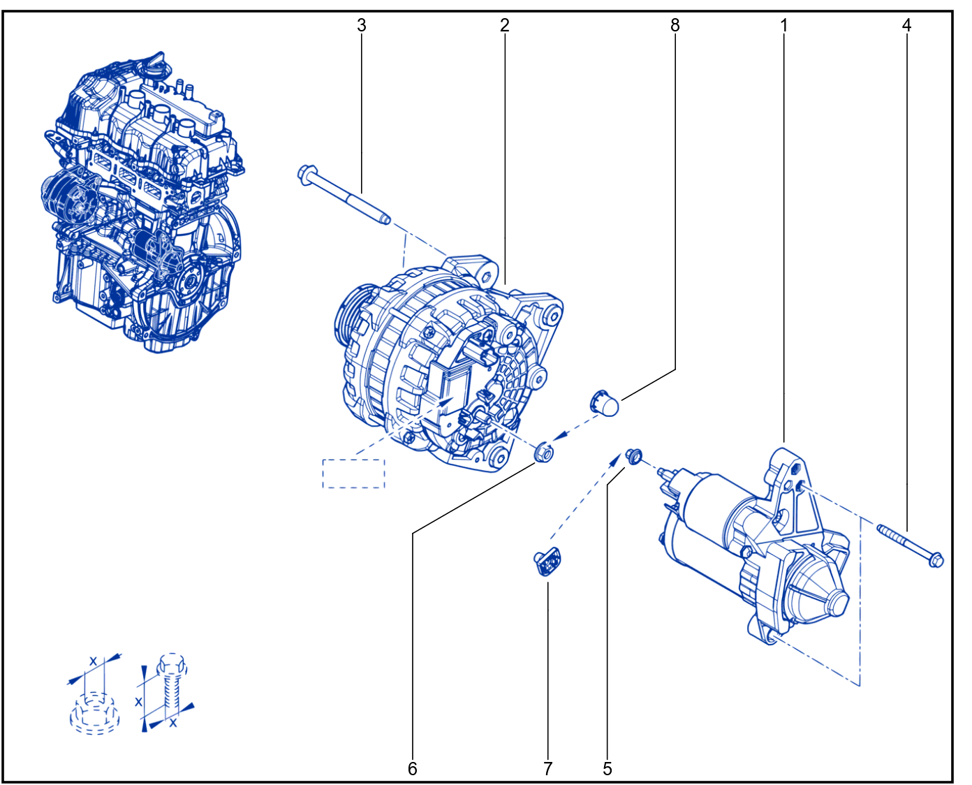 Starter Motor - 01102407