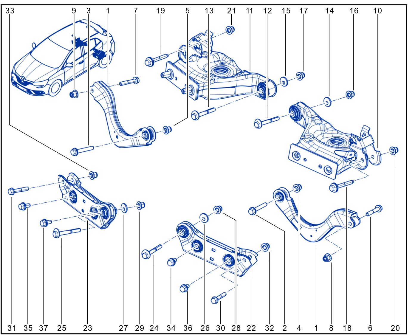 Rear Axle Component - 01102433