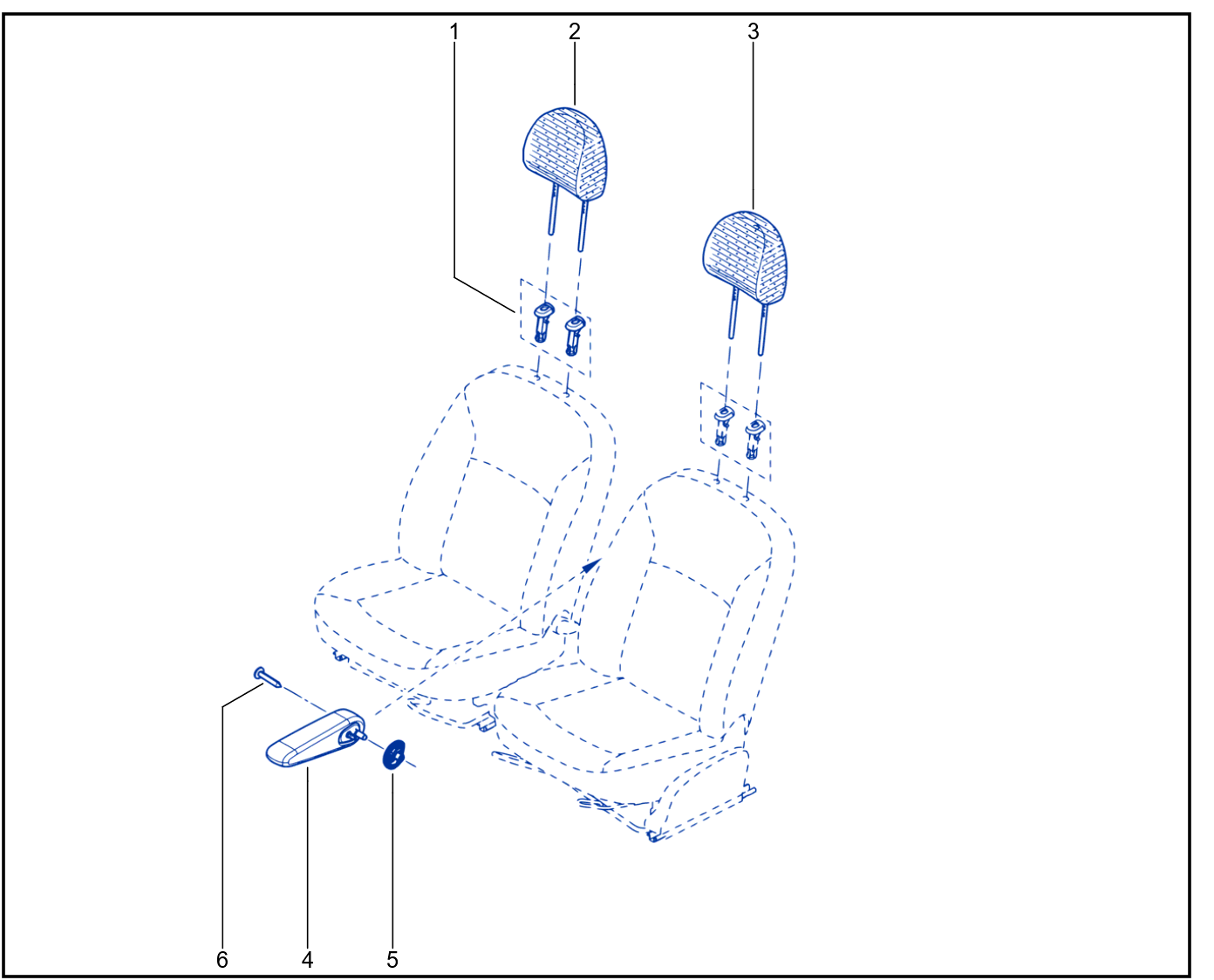 Headrest - 01102468