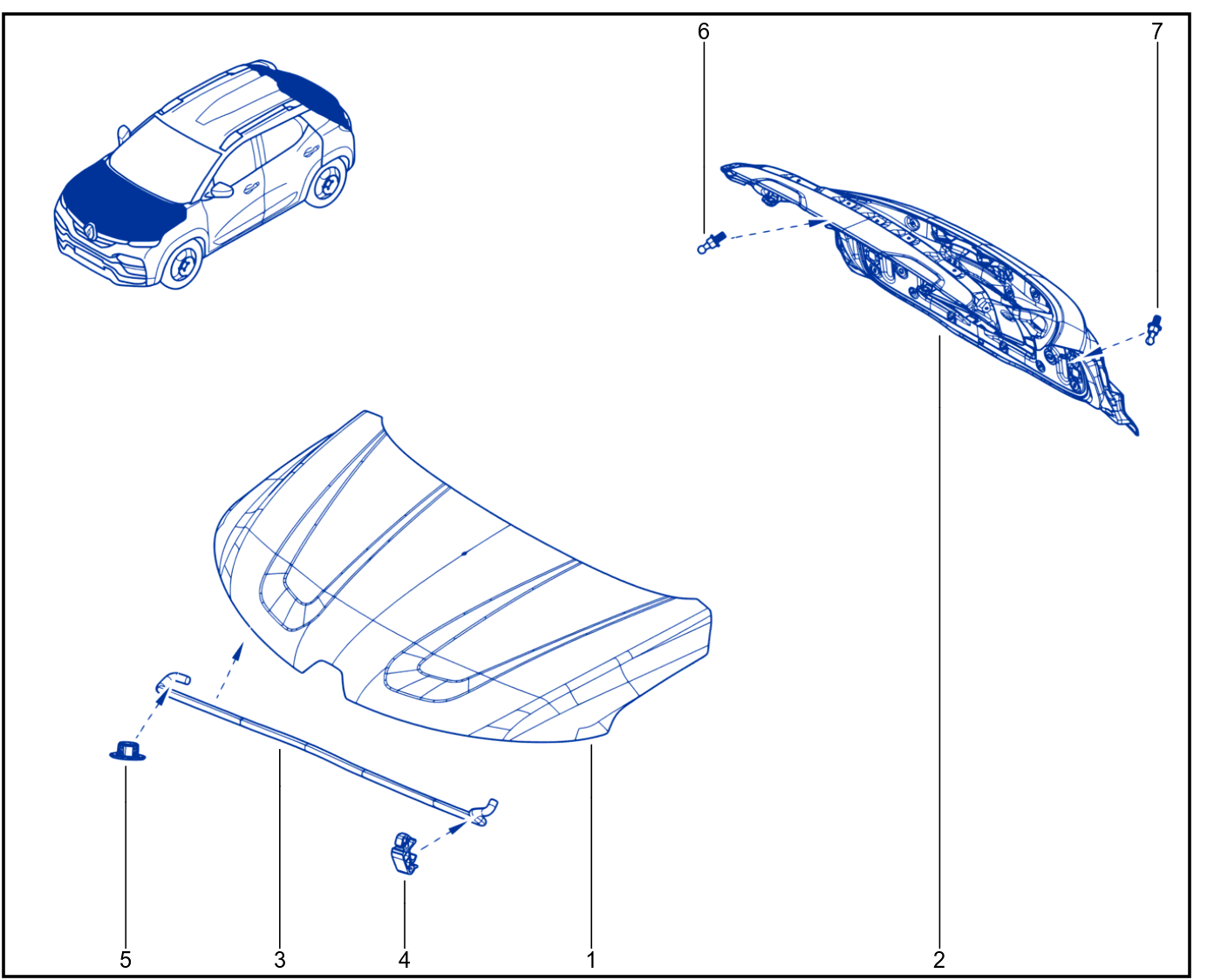 Front Opening Element Panelwork - 01102493