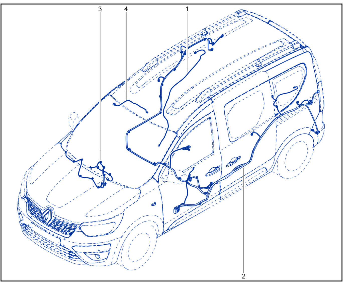 Wiring - Passenger Compartment Components - 01102609