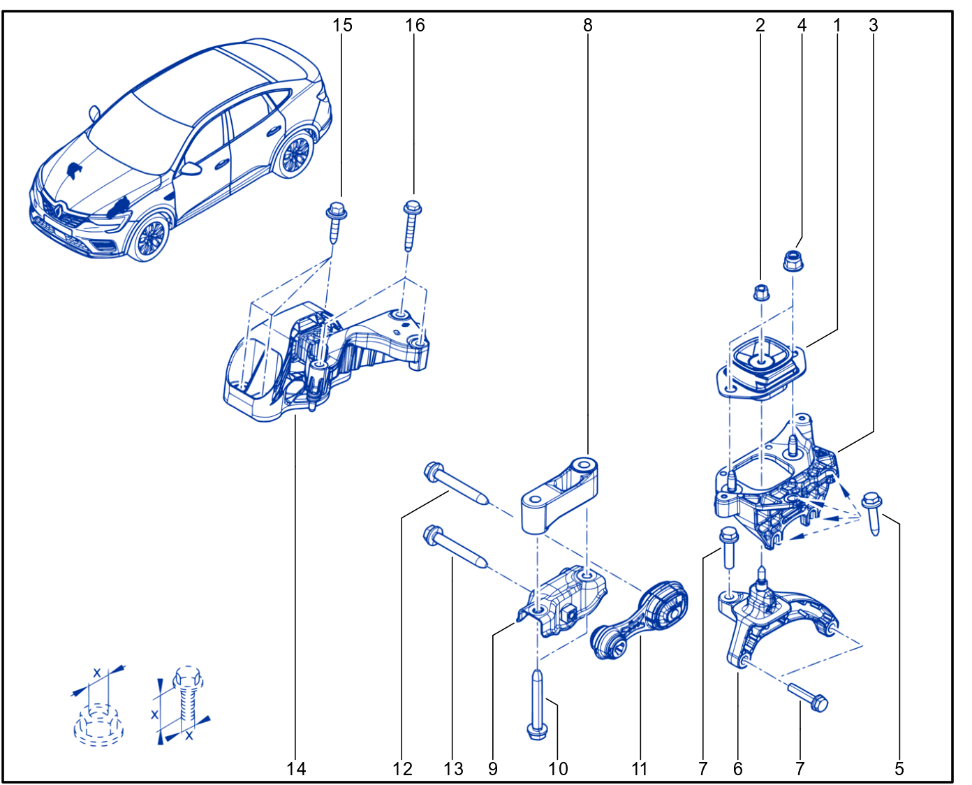 Engine And Transmission Assembly Support - 01102724