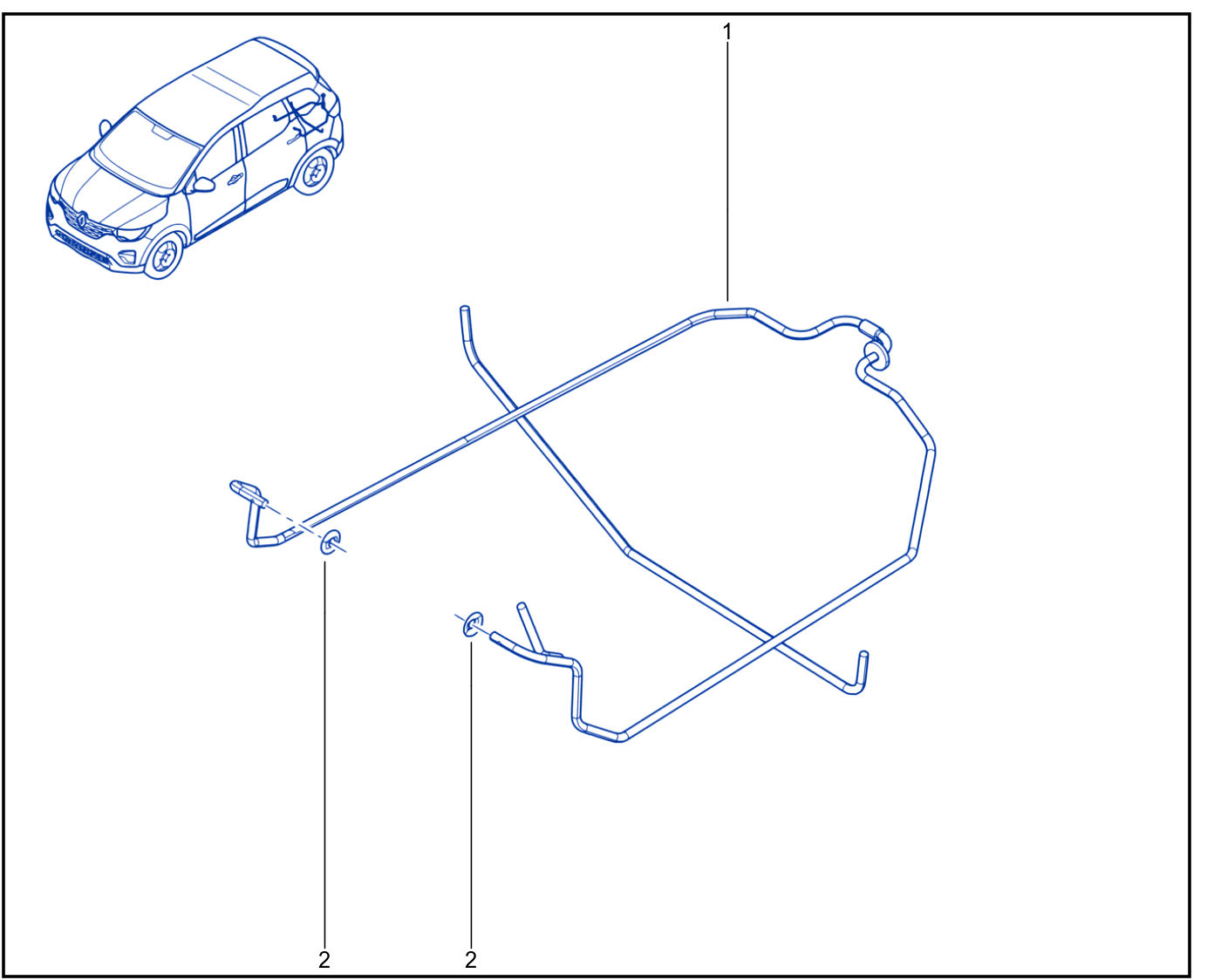 Emergency Spare Wheel Support - 01102835
